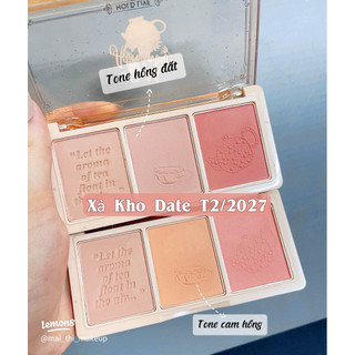 Phấn Má Hồng 3 Ô Dạng Nén Siêu Xinh Blush