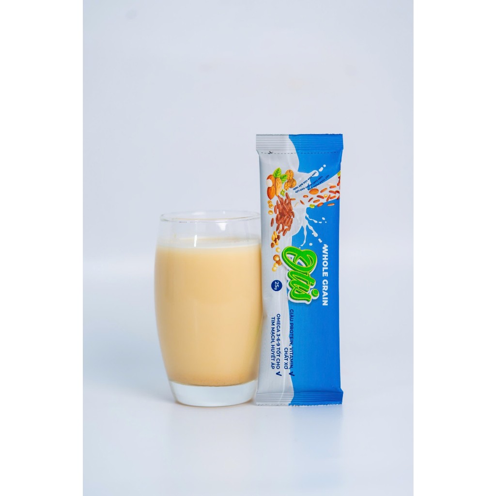 Combo 7 Ngày Gói 25g Hạt Toàn Phần Otis Milk - Tinh Chất Màng Gạo Lứt, Yến Mạch Bổ Sung Vitamin & Canxi