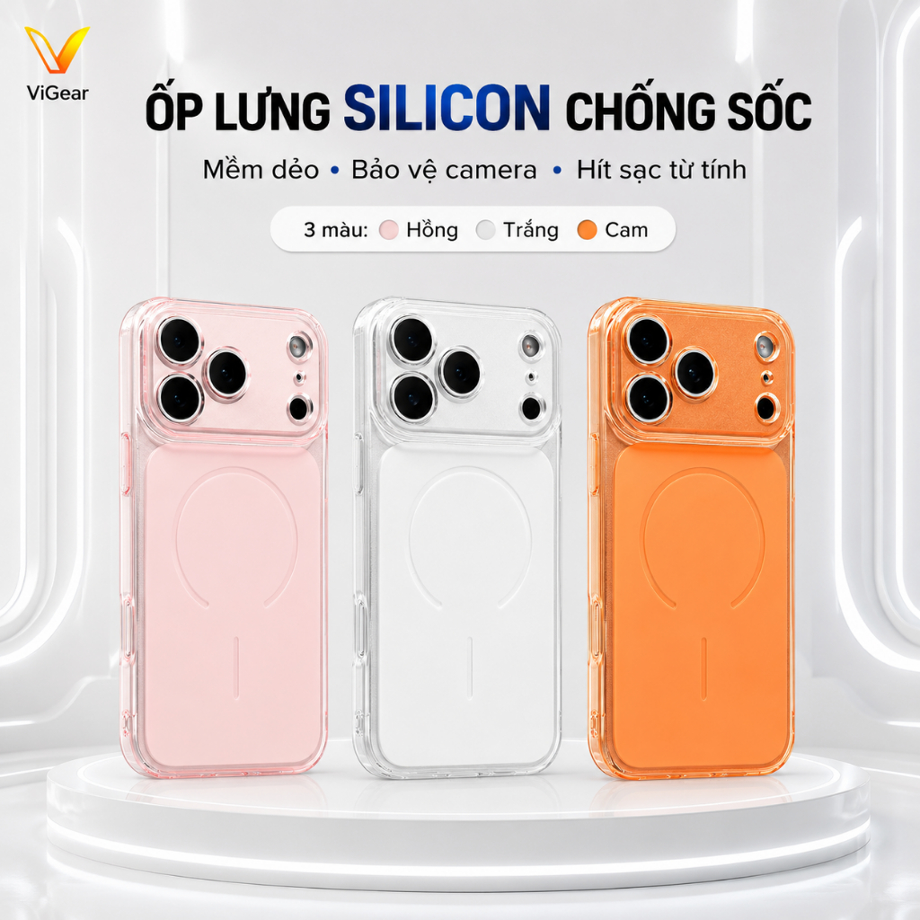 Ốp Lưng iPhone Silicon Dẻo Nhám Mờ 2mm Thiết Kế Tương Thích Cho iPhone 11 - 17 Pro Max OP30