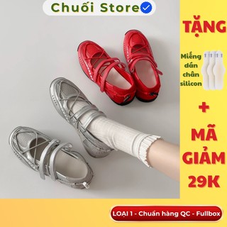 Giày thời trang nữ da PU tổng hợp dệt vải đế cao su nhẹ chân thuận tiện dễ mang tinh tế