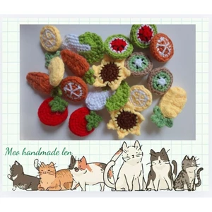 Pin/Ghim cài hoa quả trái cây - Handmade len - Crochet