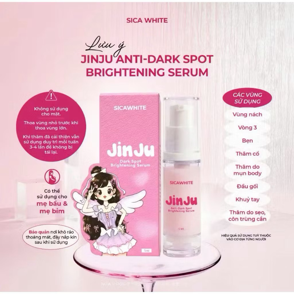 (che tên)Serum JinJu cải thiện thâm nach body. hỗ trợ làm mờ vết thâm sạm và làm đều màu da