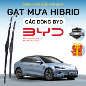 GẠT MƯA BYD SEAL, CÁC DÒNG ATTO 2, ATTO 3, M6, DOLPHINH, HAN EV, SEALION 6, SEALION 8, LƯỠI SILICON NANO GẠT SẠCH ÊM