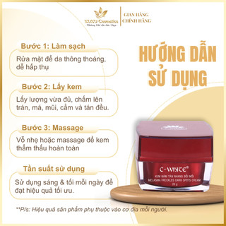 Kem Ngừa nám, Tàn nhang, Đồi mồi C-WHITE 8g, 12g, 20g, 30g