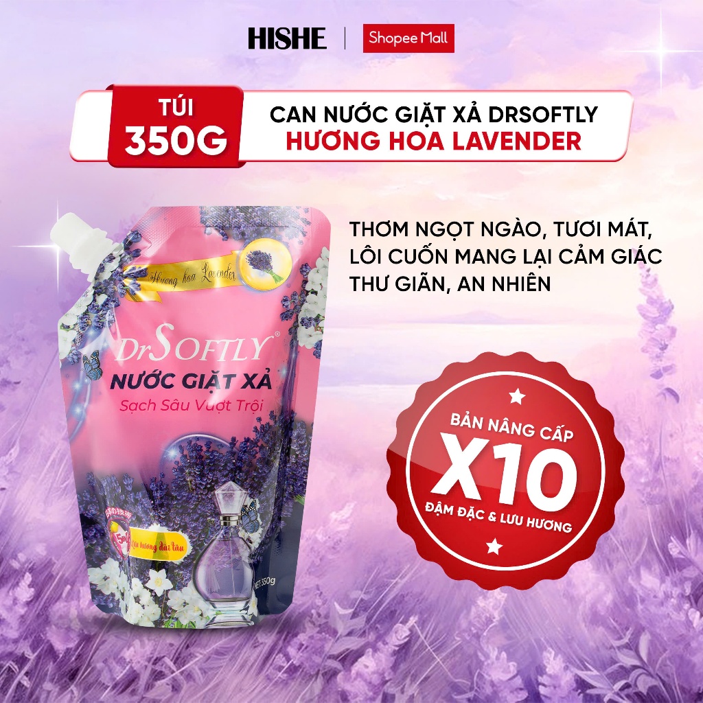 ( Túi 350g quà tặng) Nước giặt Drsoftly Siêu đậm đặc, đánh bay tất cả các vết bẩn cứng đầu,