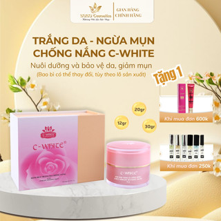 Kem Dưỡng trắng da, Chống nắng, Ngừa mụn C-WHITE 8g, 12g, 20g, 30g
