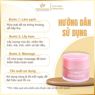 Kem Dưỡng trắng da, Chống nắng, Ngừa mụn C-WHITE 8g, 12g, 20g, 30g