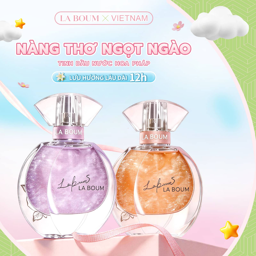 [HÀNG CAO CẤP] LABOUM Nước Hoa Nữ Cao Cấp - Nhũ Ánh Kim – Lưu Hương Lâu - 2 Mùi Sang Trọng - Cosmetic Perfume Women 55ml