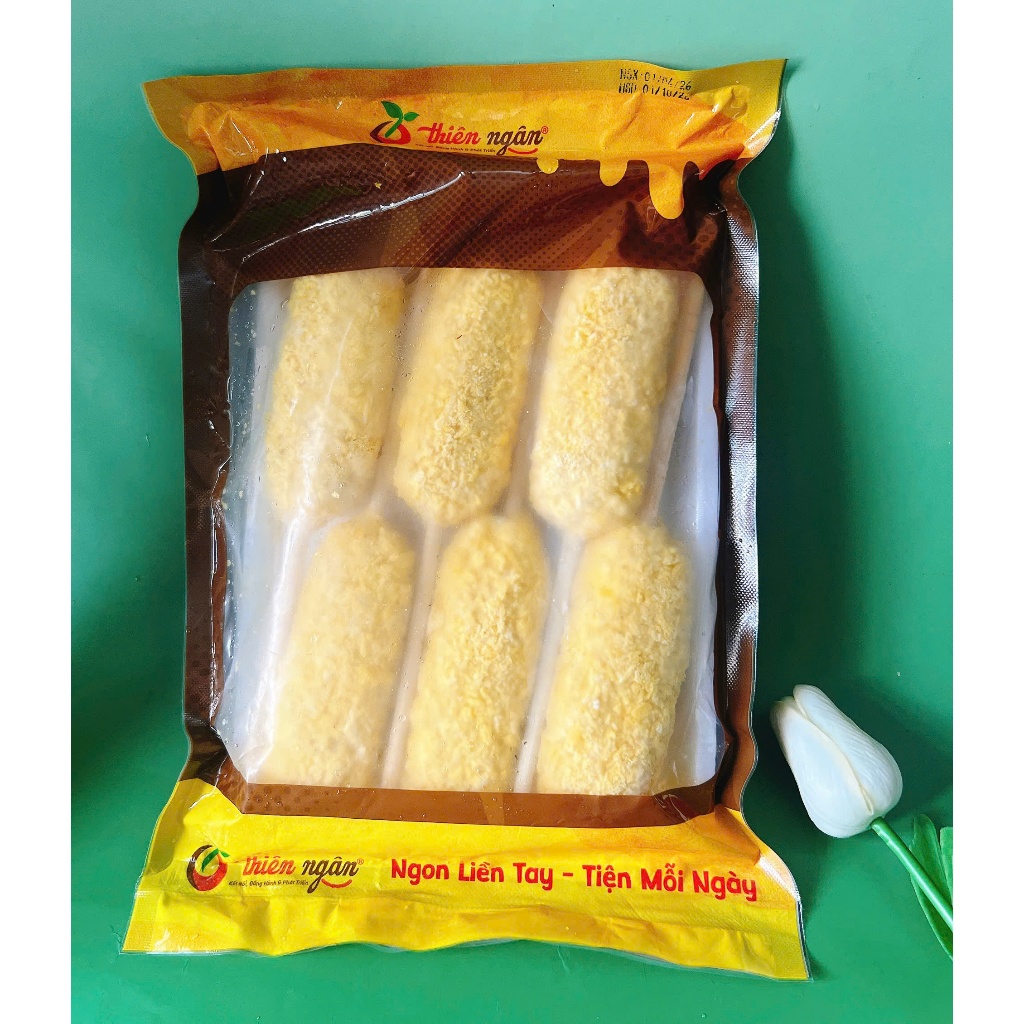 Khay 6 cây hotdog xúc xích phô mai kéo sợi_giao hỏa tốc hcm