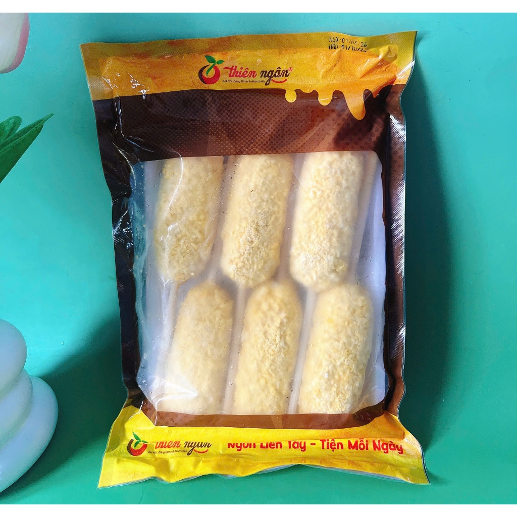 Hotdog Xúc Xích Phô Mai  Ngon_ Béo_ Khay 6 Cây