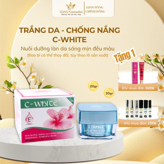 Kem Dưỡng trắng da, Chống nắng C-WHITE - Hỗ trợ Dưỡng sáng, Mịn da
