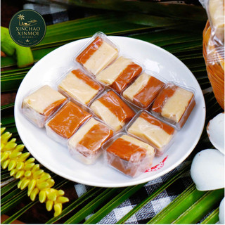 [25.06] Kẹo Dừa Mềm Cà phê muối Nguyên Chất Quê Dừa Túi 500g - Đặc Sản Bến Tre, Dẻo Mềm, Ăn Vặt