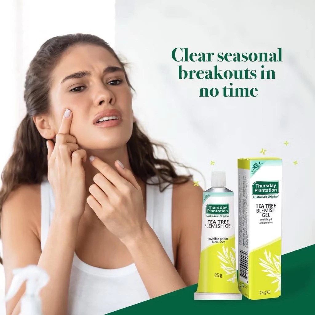 Thursday Plantation Tea Tree Medicated Gel For Acne 25g Giảm Mụn Làm Dịu Da Chính Hãng Úc