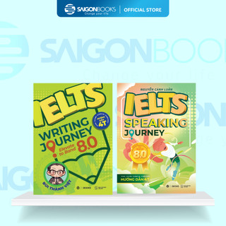 Combo Sách IELTS JOURNEY Nâng Cao: IELTS Speaking 8.0 và IELTS Writing 8.0