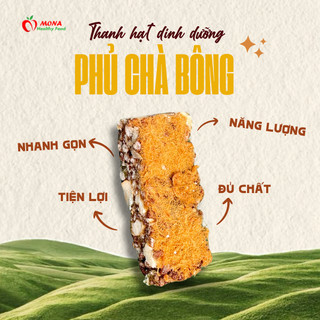 Mona Organic | Thanh hạt dinh dưỡng chà bông 200g
