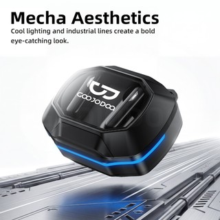 Tai Nghe GOOJODOQ 2 Trong 1 Tặng Kèm 2 Cặp (In-ear + Semi-in-ear) Trong Cùng Hộp, Kết Nối 2 Thiết Bị Cùng Lúc,Pin 5 Giờ