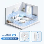 Quạt Điện Cây Masuto AirPro 7 Cánh Thông Minh Quạt Tuần Hoàn Điều Khiển Bằng Giọng Nói Quạt DC Điều Hòa Không Khí — ảnh 5