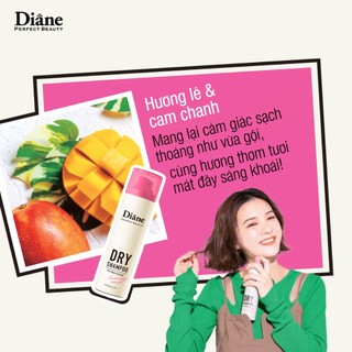 Dầu Gội Khô Tóc Tơi Phồng Mềm Mại Không Bết Dính Diane Perfect Beauty Dry Shampoo Fresh Mango & Musk