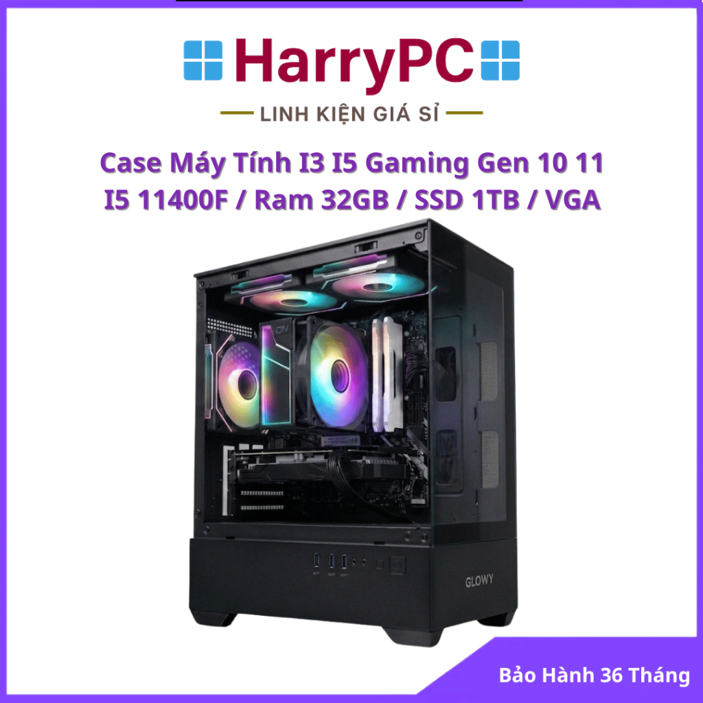 PC Gaming I3 10105F > i5 11400F, RAM 32GB, SSD 1TB, GTX 3060 12GB | Cấu Hình Cao, Chiến Game, Đồ Họa | BigBuy360 - bigbuy360.vn