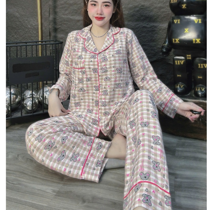 Đồ bộ nữ đồ mặc nhà, đồ ngủ nữ dễ thương, đồ xinh đũi tiểu thư cao cấp nhiều họa tiết hottrend [28].