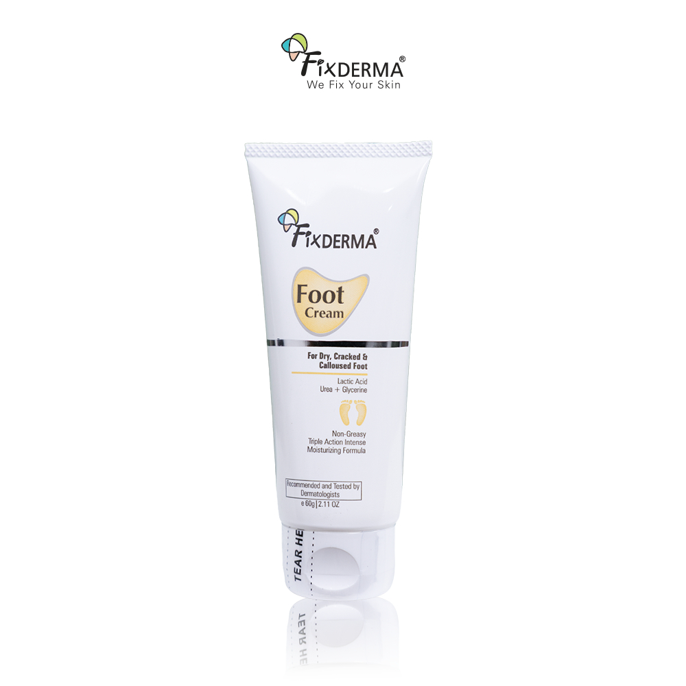 [FIXDERMA] Kem Dưỡng Da Gót Chân Fixderma Foot Cream 60g Giúp Mềm Mịn Và Giảm Nứt Nẻ - Hùng Lợi