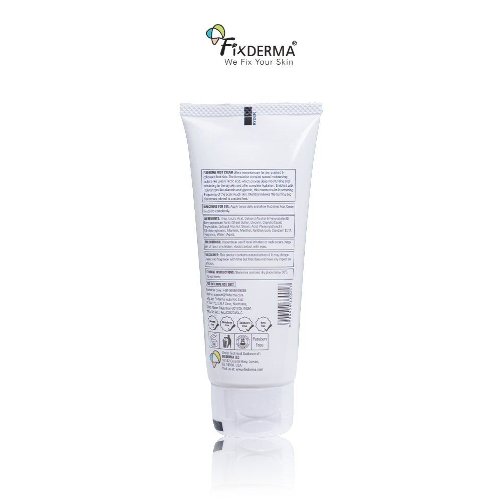 [FIXDERMA] Kem Dưỡng Da Gót Chân Fixderma Foot Cream 60g Giúp Mềm Mịn Và Giảm Nứt Nẻ - Hùng Lợi