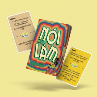 Bộ Boardgame Nói Hay Làm Tam Ngữ Việt - Anh - Trung Giải Trí Giúp Tìm Hiểu Và Gắn Kết Tình Bạn