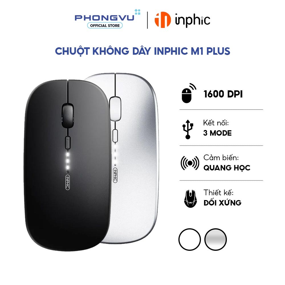 Chuột không dây Inphic M1 Plus 2.4G FCT3065 - Bảo hành 12 tháng ...