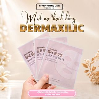 Mặt Nạ Thạch Hồng Dermaxilic MP1479 - Hỗ Trợ lầm Căng Bóng, Cấp Ẩm, Tăng Độ Đàn Hồi, Làm Đều Màu Da
