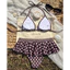 Set Bikini 2 Mảnh Chấm Bi Nâu Choco Mùa Hè