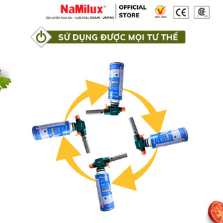 Đèn Khò Gas NaMilux TS1922RF/NH-T2922RF - Sử Dụng Mọi Tư Thế 360° - Đánh Lửa Tự Động -Công Suất 1,800W - Hàng Chính Hãng