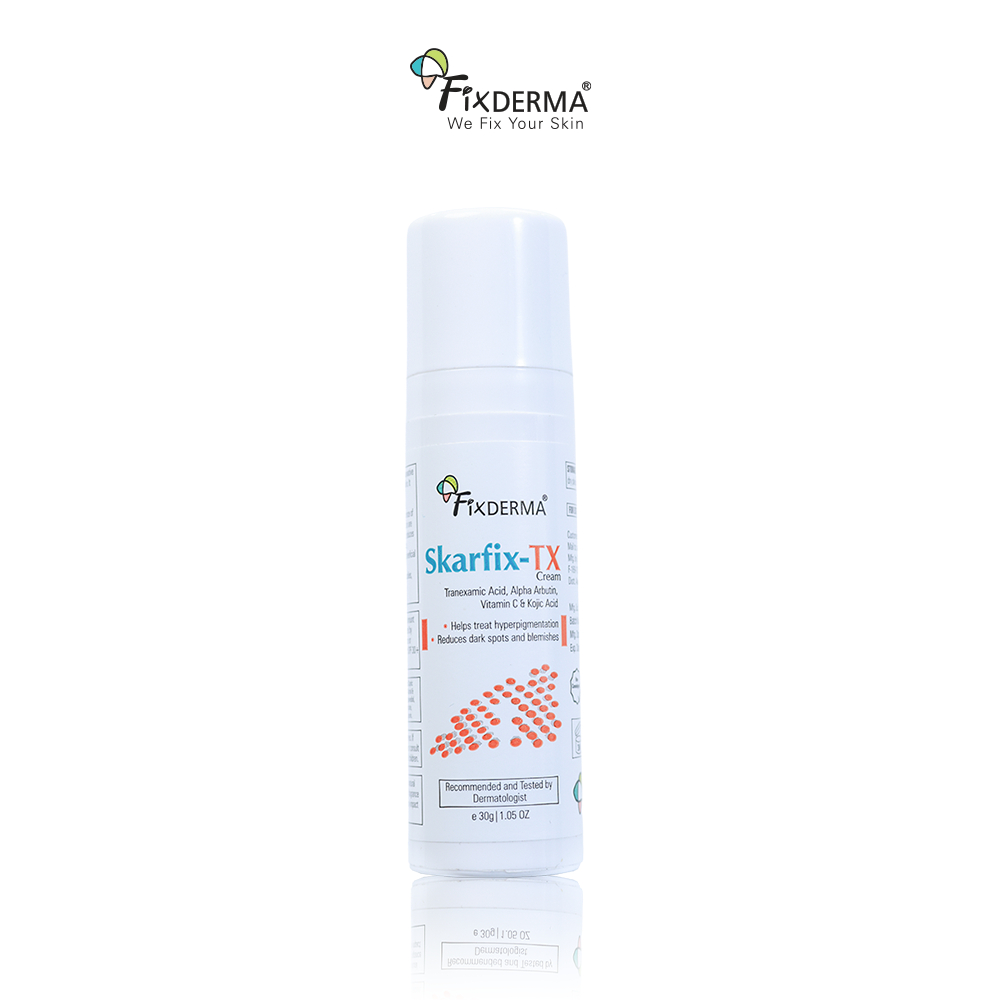 Kem Dưỡng Hỗ Trợ Mờ Thâm Nám, Tàn Nhang FIXDERMA - Skarfix - TX Cream 30g Giúp Da Sáng Mịn Hùng Lợi
