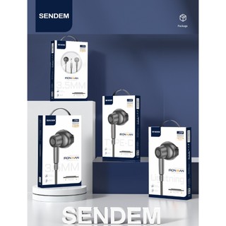 Tai nghe có dây SENDEM G50T chân TypeC (Đen) - Phụ Kiện Nhất Tín