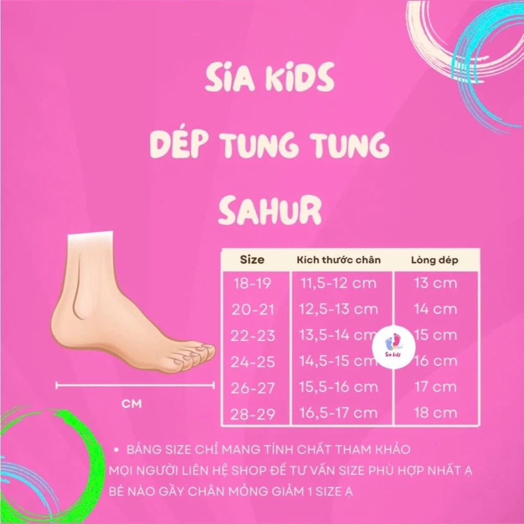[Peinn] Dép lê cho bé có quai sticker gắn Tung Tung Tung Sahur siêu xinh cho bé trai và bé gái
