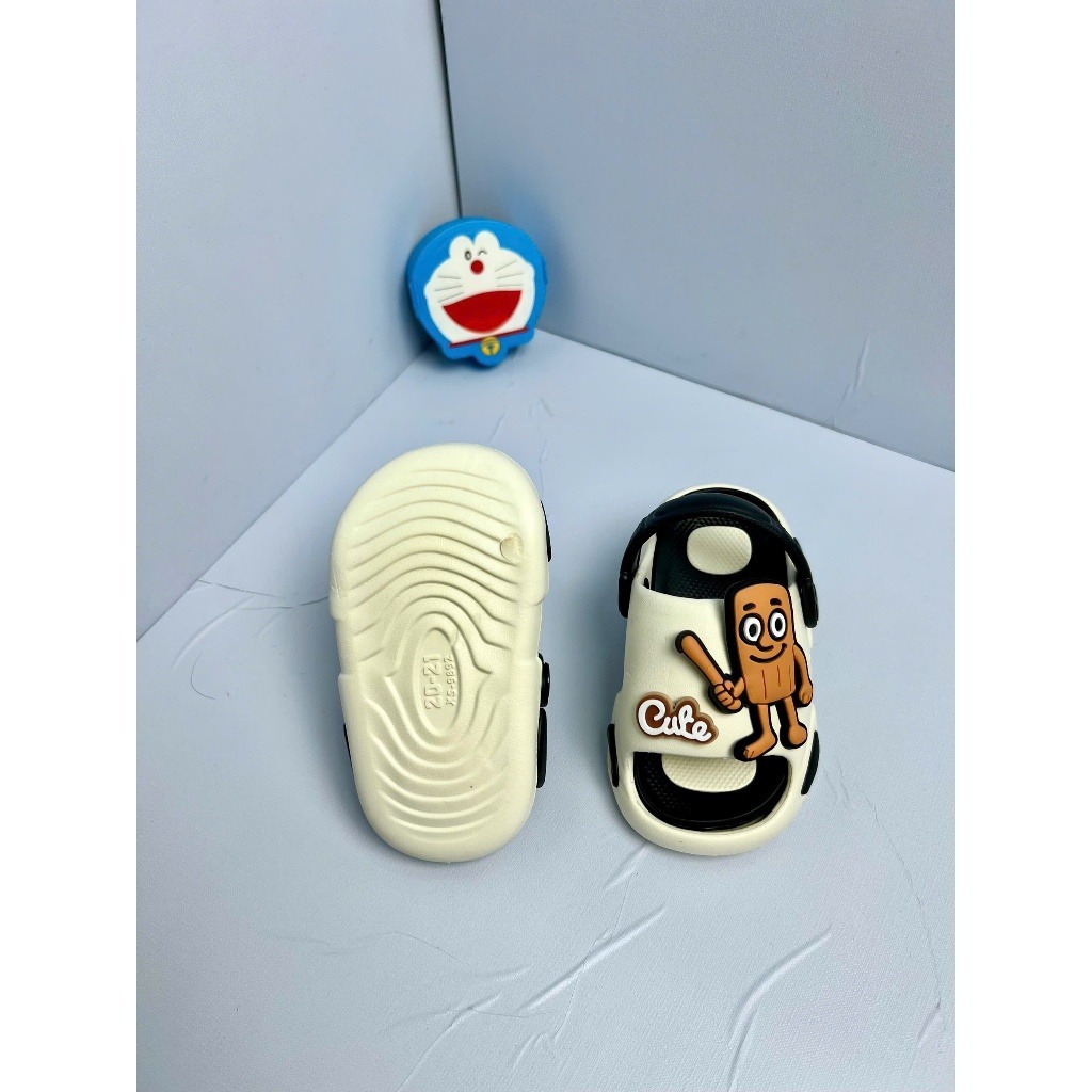[Peinn] Dép lê cho bé có quai sticker gắn Tung Tung Tung Sahur siêu xinh cho bé trai và bé gái
