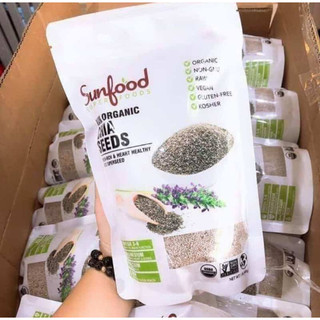 Hạt Chia Trắng Hữu Cơ Sunfoods Mỹ 454g - Hỗ Trợ Giảm Cân & Bổ Sung Dinh Dưỡng - CÔ THƯ MARKET