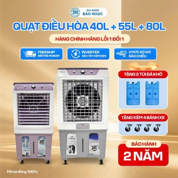 Quạt điều hoà hơi nước Nineshield dung tích 50L,Quạt hơi nước điều hoà không khí công suất lớn