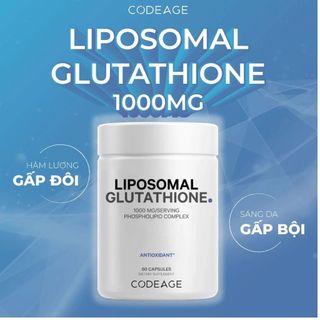 TPBVSK Viên Uống Bảo Vệ Sức Khỏe Codeage Liposomal Glutathione 1000mg, Hộp 60 Viên