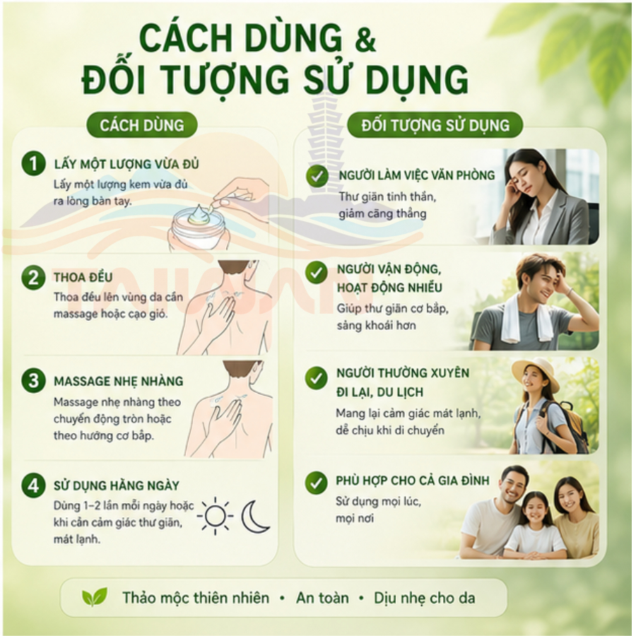 Cao dầu Bạch Thảo Đài Loan xoa bóp, cạo gió mát ấm 100 gram/hộp