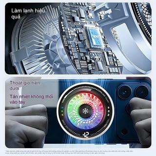 Tản Nhiệt Thông Minh AI, Chống Ngưng Tụ Nước, Bảo Vệ Pin Điện Thoại, Màn Hình Hiển Thị Nhiệt Độ