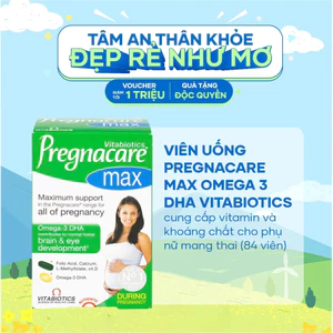 TPBVSK Pregnacare Max cung cấp vitamin và khoáng chất cho phụ nữ mang thai (84 viên)