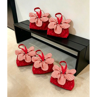 Túi Canvas Handmade Rút Hoa Caro Vintage | Túi Mini Đeo Tay Soft Girl Đi Cafe Du Lịch Siêu Xinh Hot Trend 2026