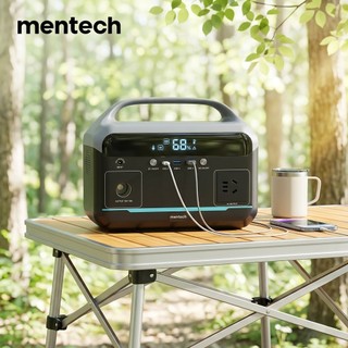 Trạm Sạc Di Động MENTECH MT300M1 300W 204.8Wh AC 220V, Pin Dự Phòng Camping, Sạc Laptop PD 60W