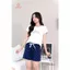 ST9403 Đồ bộ mặc nhà nữ cotton compact áo cộc quần sooc