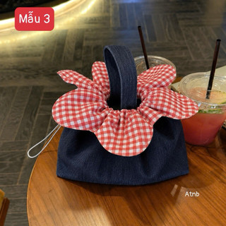 Túi Canvas Handmade Rút Hoa Caro Vintage | Túi Mini Đeo Tay Soft Girl Đi Cafe Du Lịch Siêu Xinh Hot Trend 2026