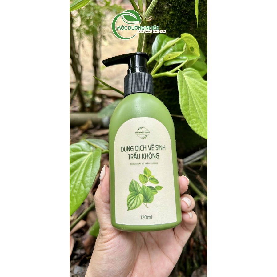 Dung Dịch Vệ Sinh Trầu Không Mộc Dưỡng Nhiên 120ml - Làm Sạch Cân Bằng pH Vùng Kín Khử Mùi Suốt 24h