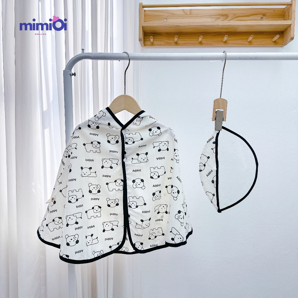 [CN01 Chống giọt bắn] Áo choàng chống nắng kèm kính chống giọt bắn cho bé 6-18kg