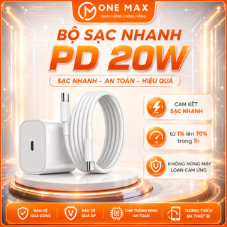 Sạc nhanh PD 20W, Không Nóng Máy An Toàn Ổn Định bảo hành 12 tháng