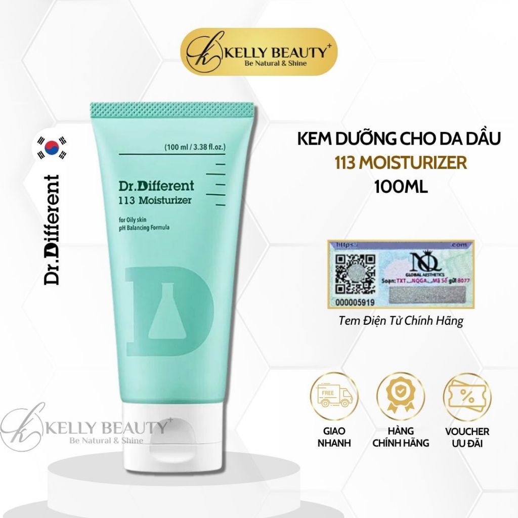 Kem Dưỡng Ẩm Cho Da Dầu Mụn Dr.Different 113 Moisturizer | Kelly Beauty | BigBuy360 - bigbuy360.vn