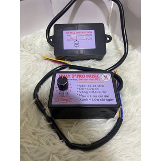 Nhại Còi 3 Pro Auto - 12 Bài Nhạc Đa Dạng, Dễ Lắp, Tương Thích 12-24V
